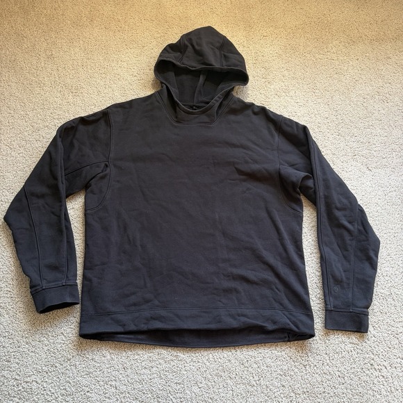 lululemon athletica Other - Lululemon French Terry Oversized Pullover Hoodie Men's Large M3DFCS Black